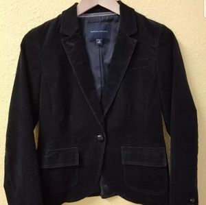 Banana Republic Womans Blk One Button Blazer Sz 6